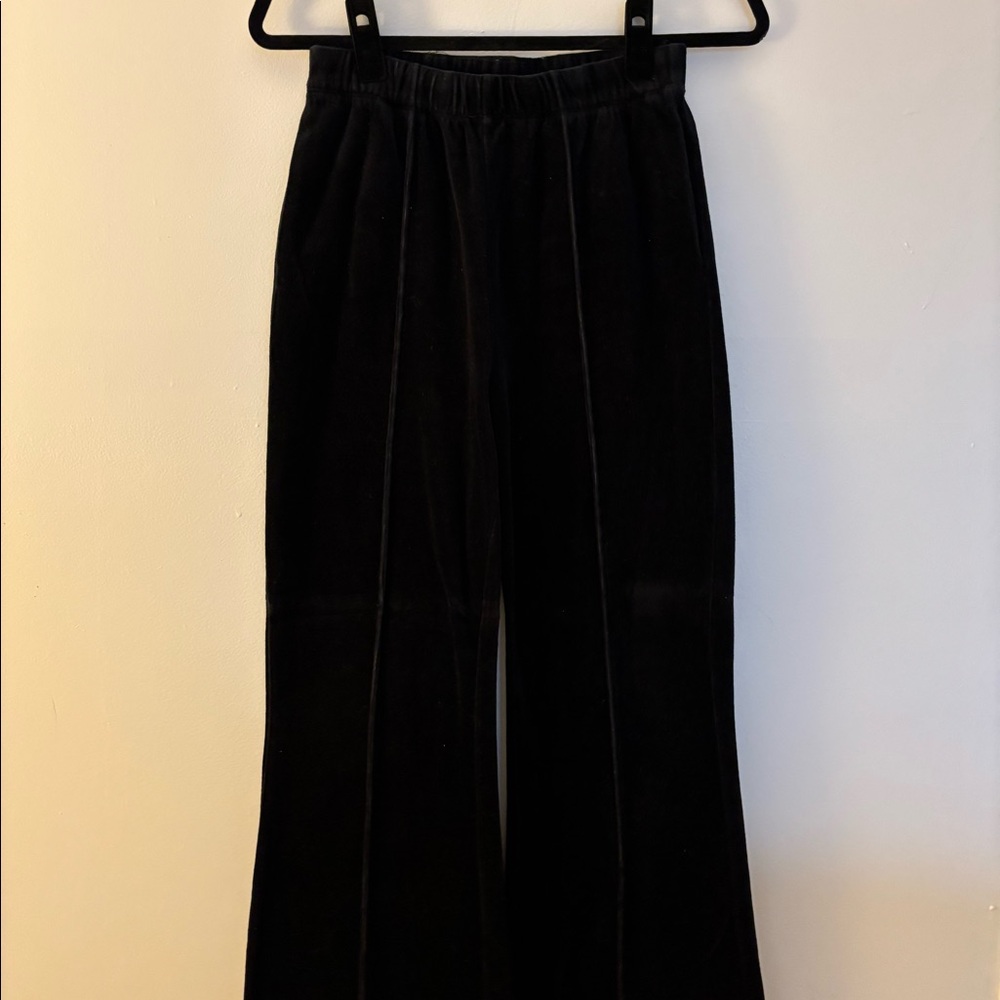 Black Velvet Pants